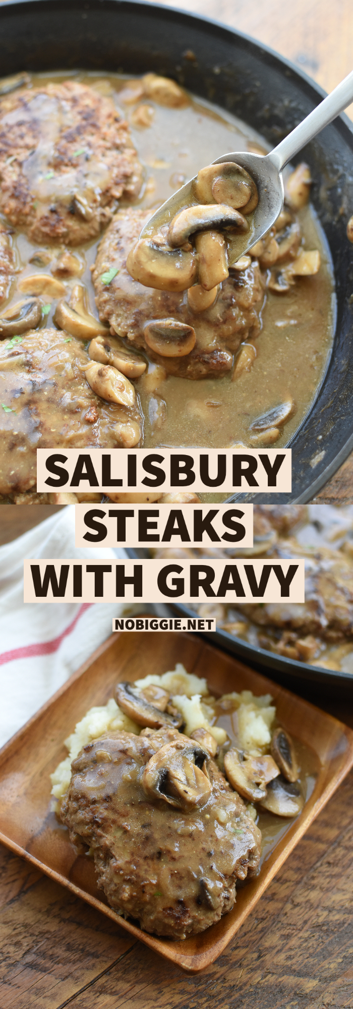 salisbury steaks with gravy | NoBiggie.net