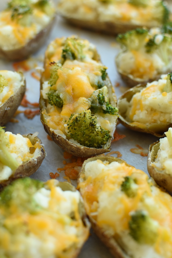 twice baked potatoes with broccoli | NoBiggie.net