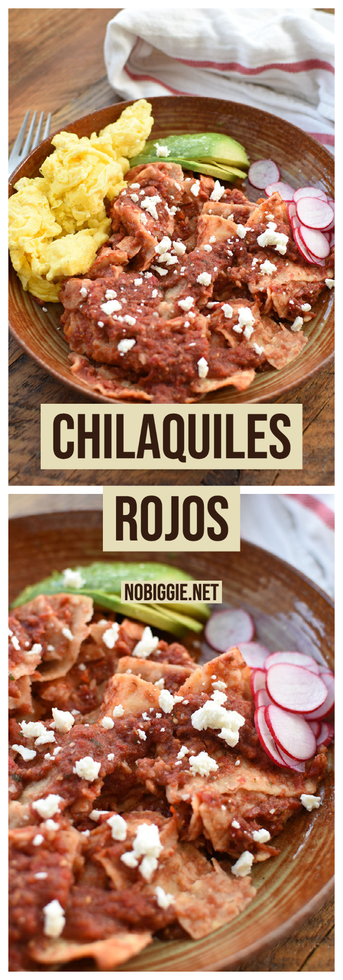 Chilaquiles Rojos | NoBiggie.net