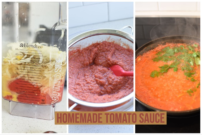 Homemade tomato sauce for chile relleno | NoBiggie.net