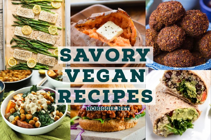 25+ Savory Vegan Recipes | NoBiggie.net