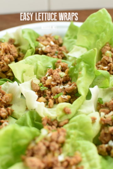 asian chicken lettuce wraps | NoBiggie.net