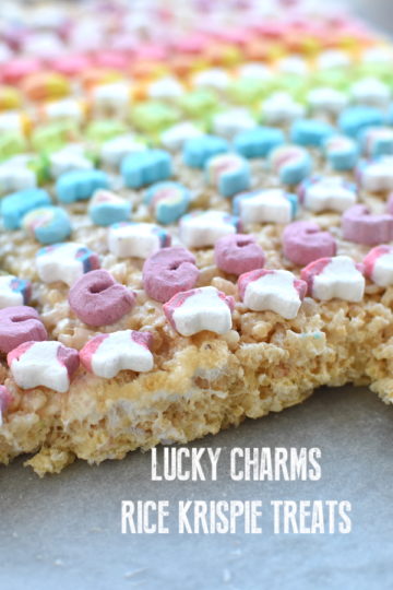lucky charms rice krispie treats | NoBiggie.net