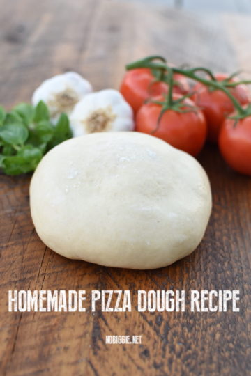 homemade pizza dough recipe | NoBiggie.net