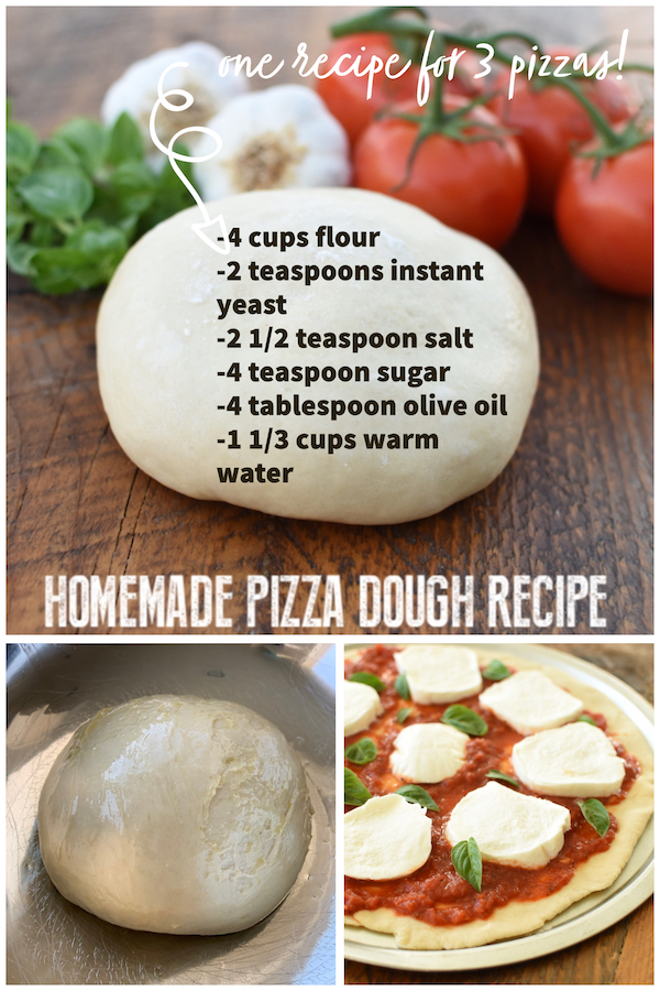 Homemade pizza dough recipe | NoBiggie.net