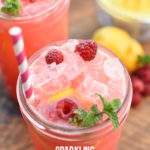sparkling raspberry lemonade | NoBiggie.net