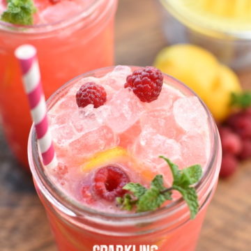 sparkling raspberry lemonade | NoBiggie.net