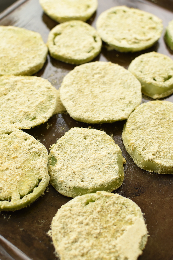 panko breaded green tomatoes | NoBiggie.net