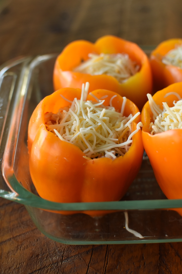 stuffed bell peppers with cheese | NoBiggie.net