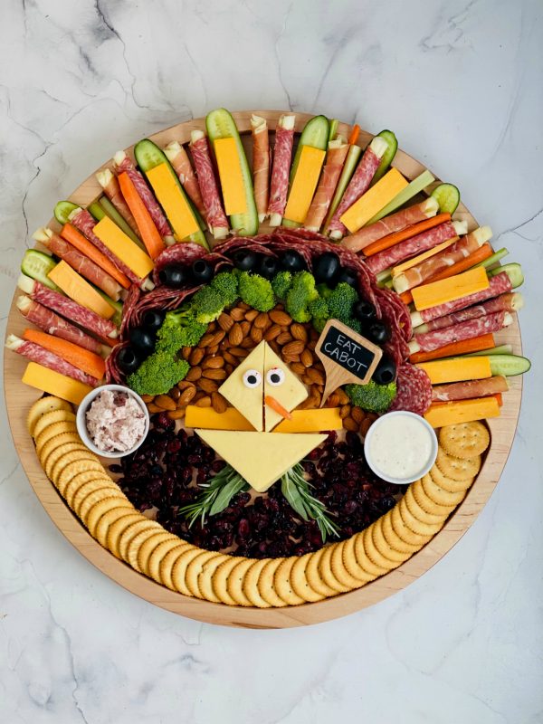 Tom turkey cheese board } Thanksgiving Charcuterie Boards