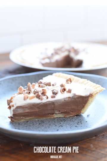 chocolate cream pie | NoBiggie.net